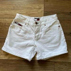 EUC Vintage Tommy Hilfiger White Denim Shorts